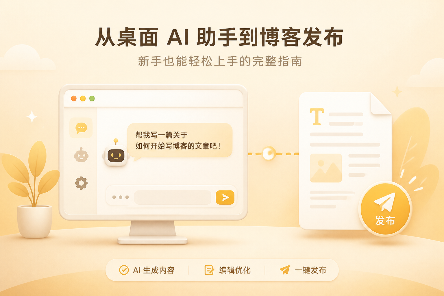 封面:对话一句,博客从桌面落到站点
